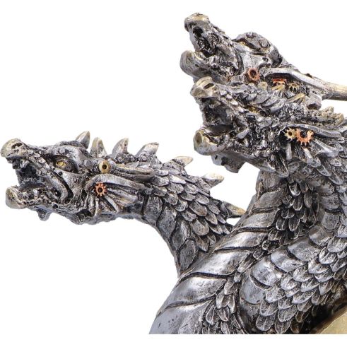 Three Headed Steampunk Dragon 23cm