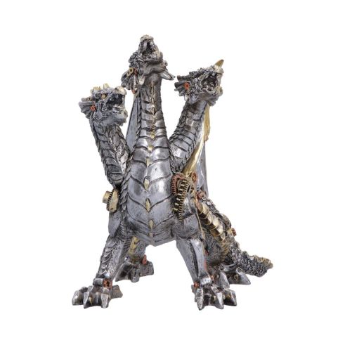 Three Headed Steampunk Dragon 23cm