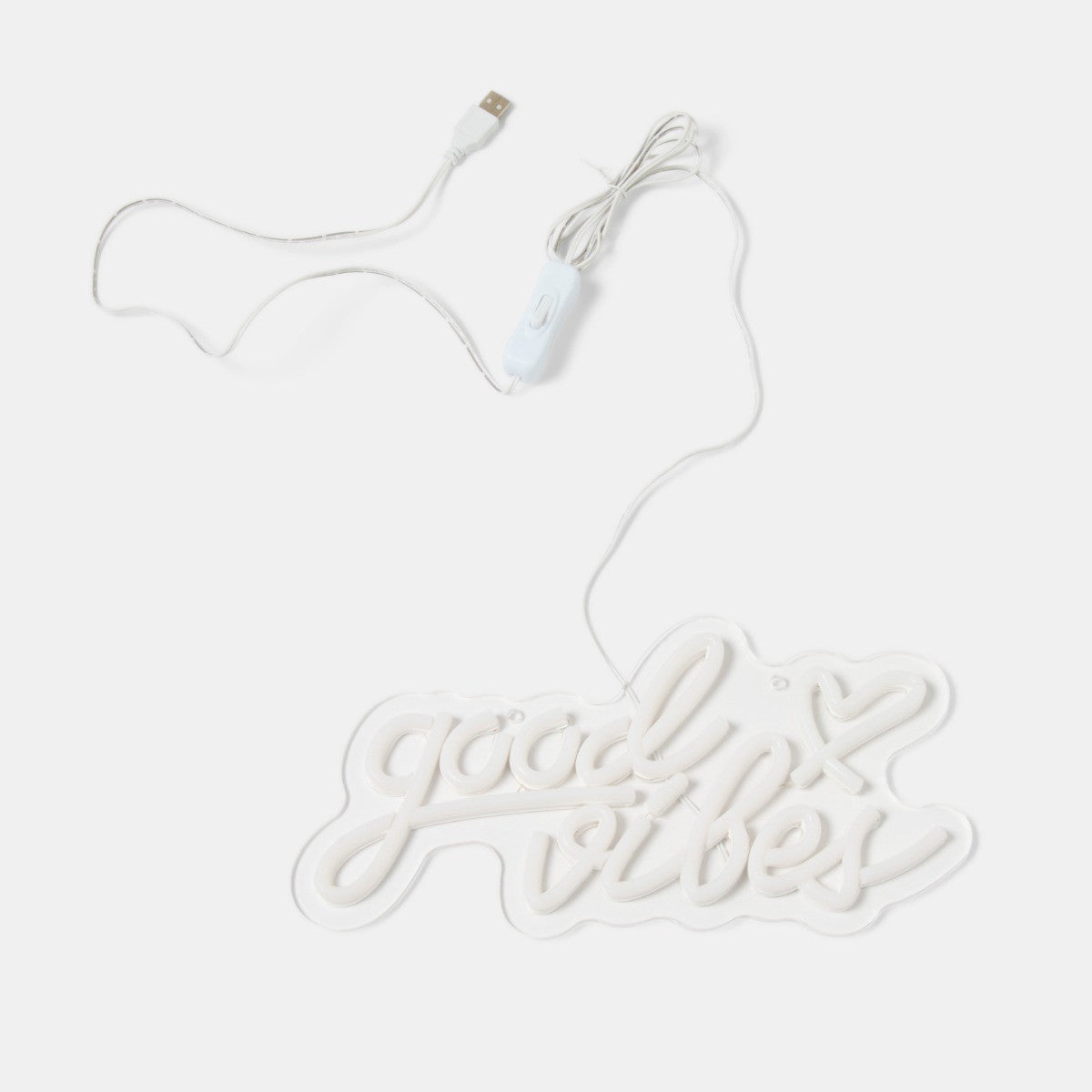 Good Vibes LED Sign - Hot Pink