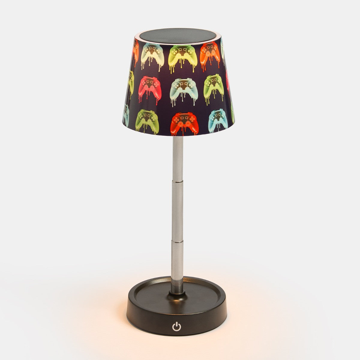 Gaming Print Rechargeable Table Lamp - Multi