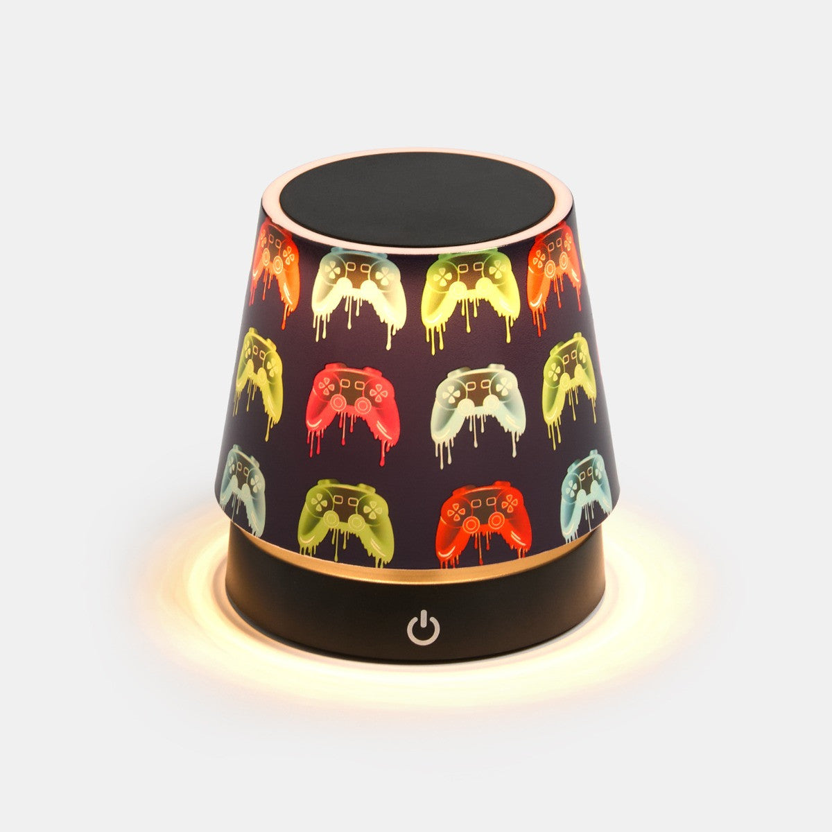 Gaming Print Rechargeable Table Lamp - Multi