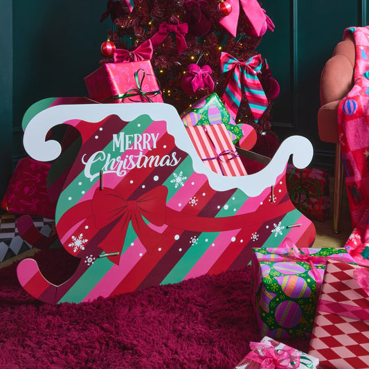 PRESENT SLEIGH – MULTI COLOUR